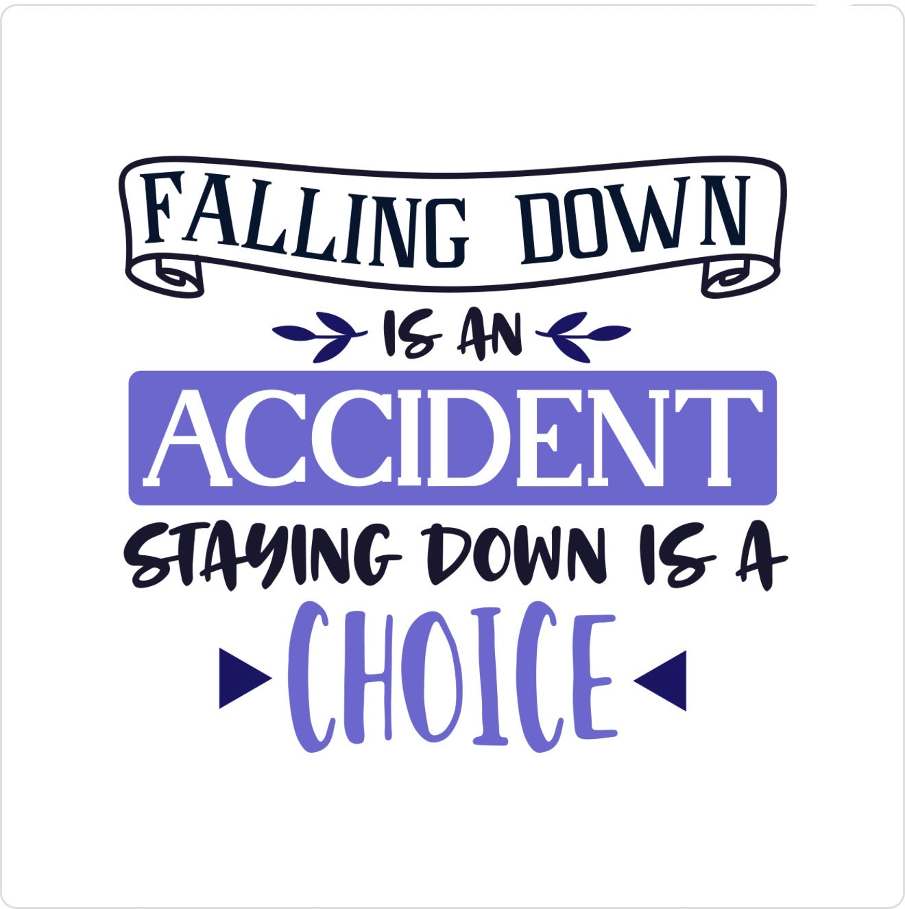 💪 Falling Down Is an Accident Tee