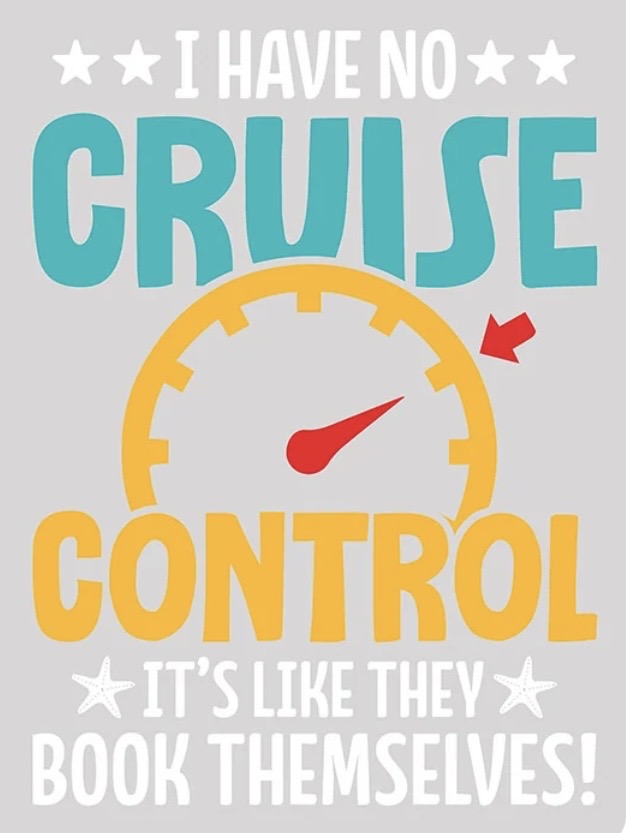 🚢 No Cruise Control Tee