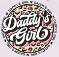 🐆 Daddy’s Girl – Leopard Boutique Graphic Tee