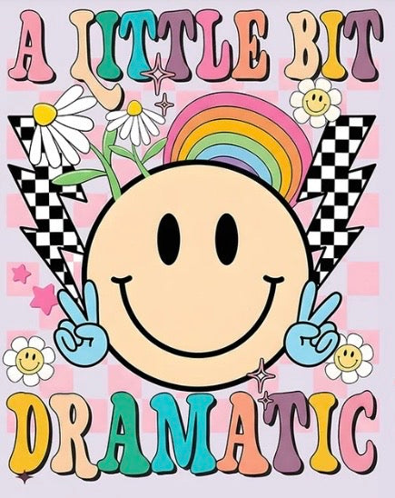 A Little Bit Dramatic – Youth Graphic Tee