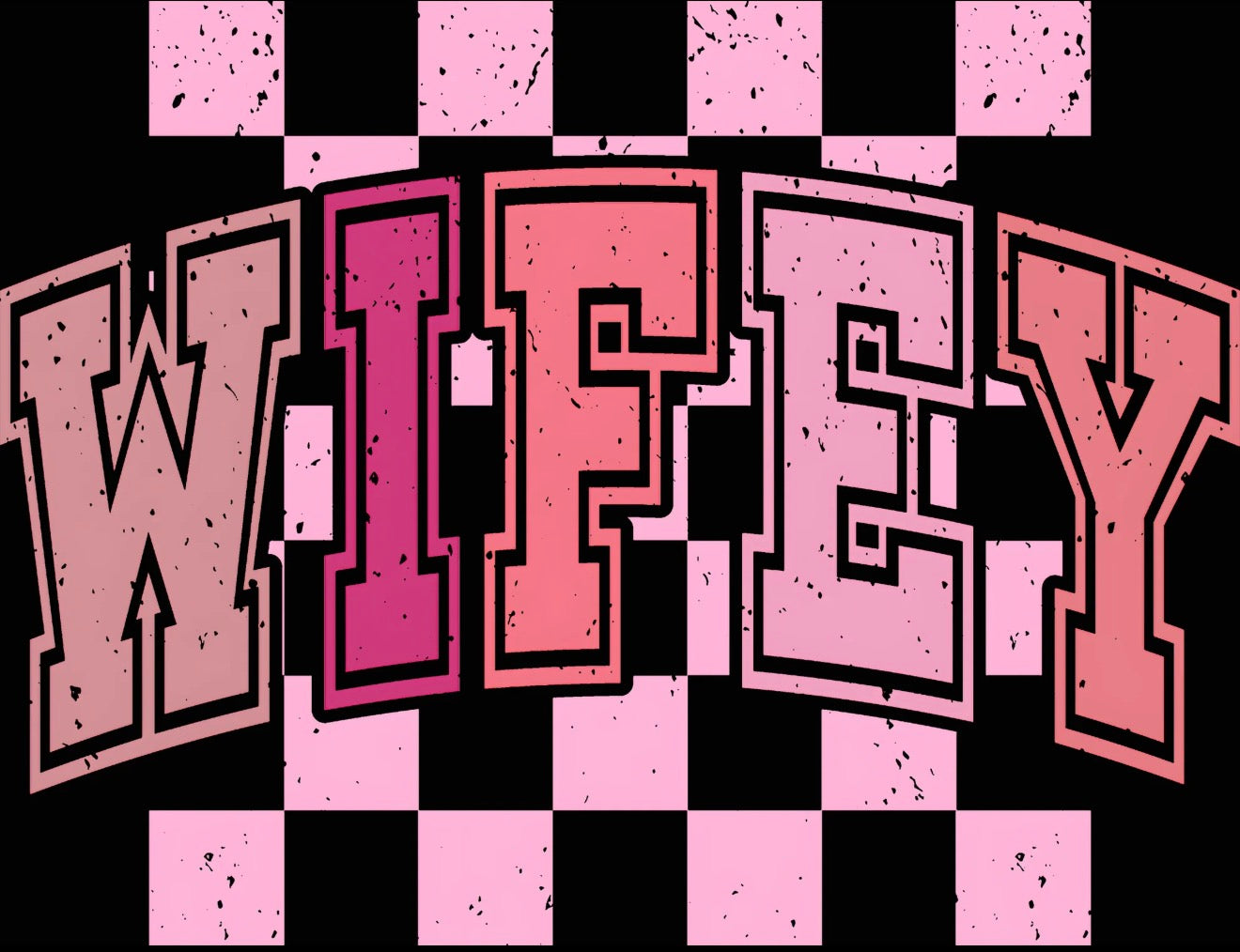 🏁 Wifey Checkered Cap